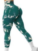Sexy Seamless Leggings Women Fitness Gym Clothing Tie Dye Sports Pants High Waisted Push Up Leggings Printed Female Sport Pants