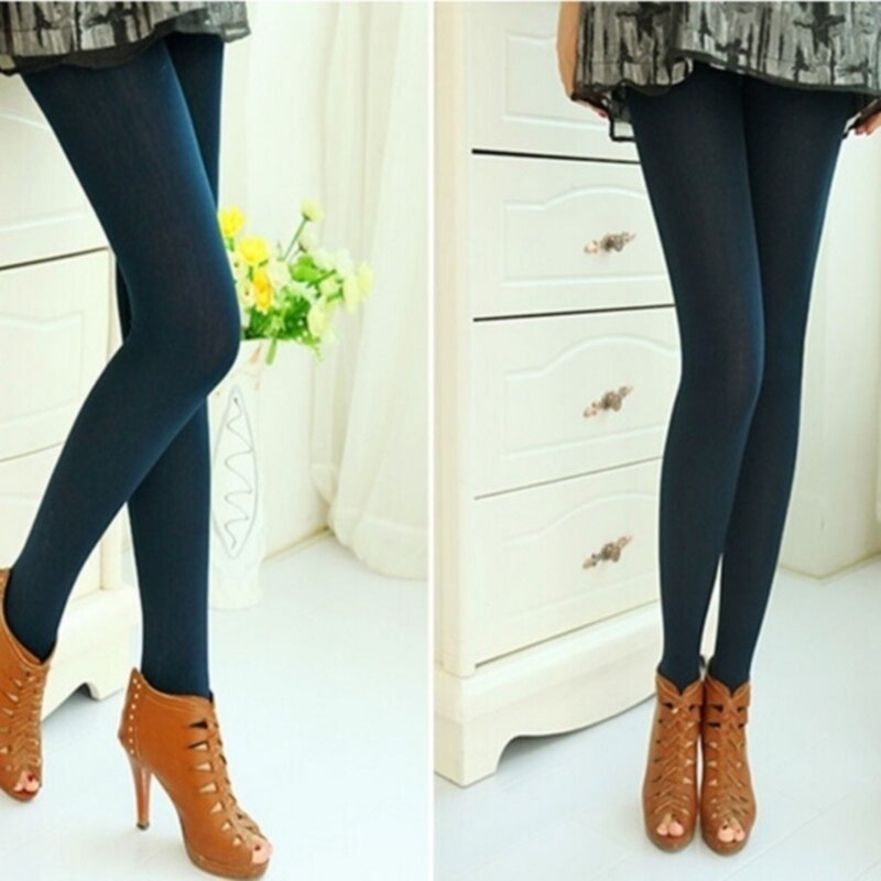 Leggings Warm Women Heat Fleece Stretchy Leggings Warm Fleece Lined Slim Thermal Pants Leggings Mujer Casual Leggings