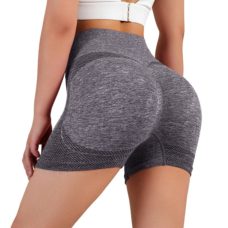 2022 Seamless Knitted Fitness Leggings GYM Pants Women's High Waist and Hips Tight Peach Buttocks High Waist Nude Yoga Pants
