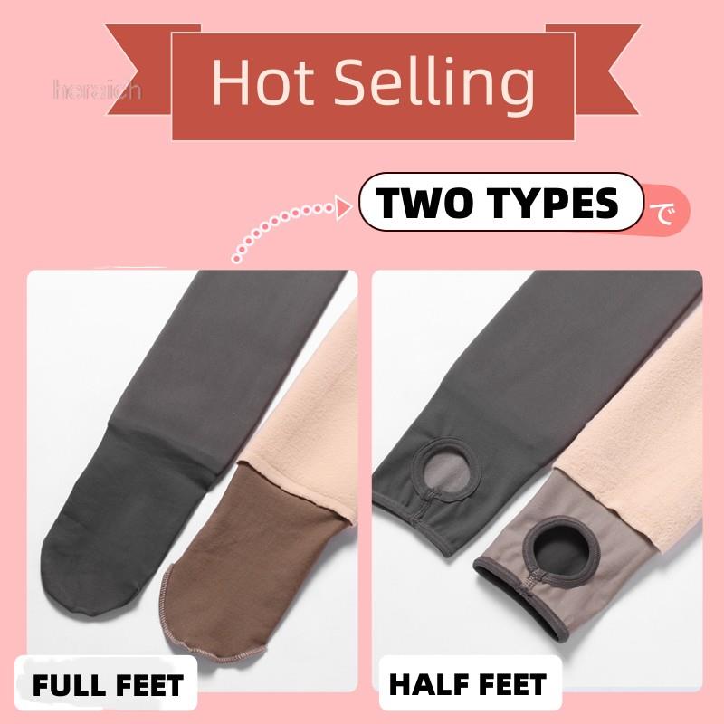 Fake Translucent Velvet Winter Leggings Women Sexy Push Up Thick Tights Fleece Pantyhose Winter Thermal Stockings Socks Panty